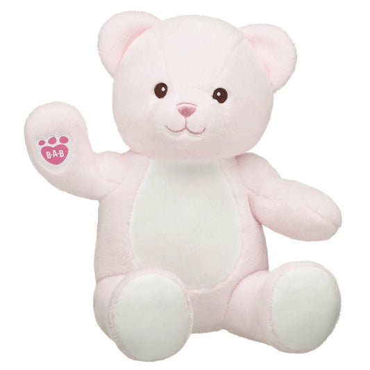 Baby Pink Teddy Bear with Gifting Bow | Build-A-Bear® - US 2130
