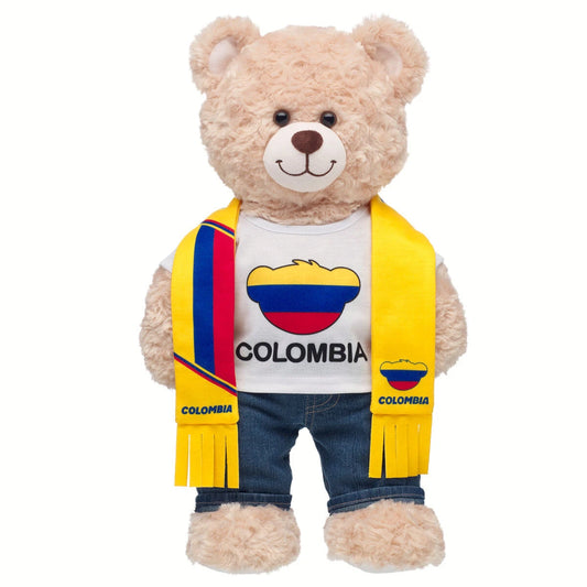 Colombia Scarf & T-Shirt Set | Build-A-Bear - US 4384