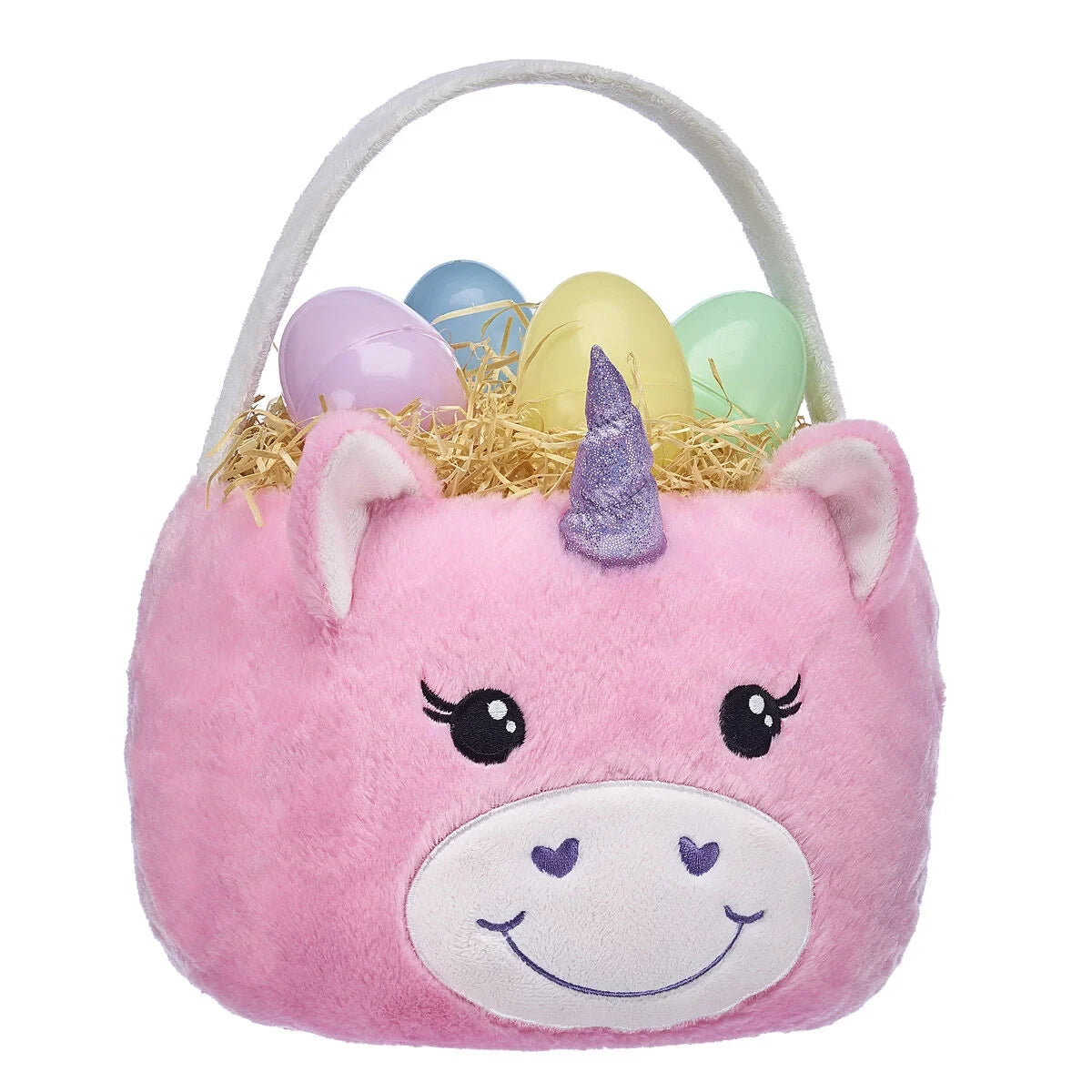 Pink Unicorn Basket for Stuffed Animals | Build-A-Bear® - US 6780
