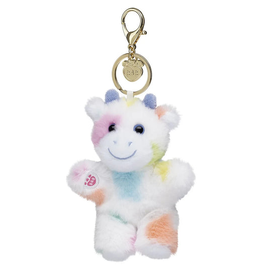 Colorful Splatter Cow Plush Bag Charm | Build-A-Bear - US 8401