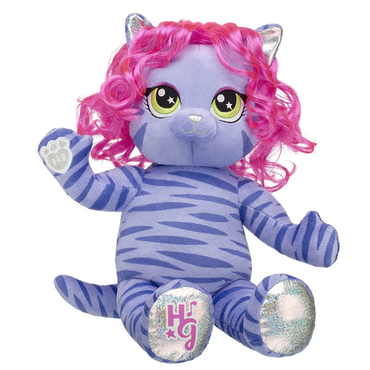 Honey Girls Teegan Tiger Pink Hair Plush Toy Gift Set - US 5169