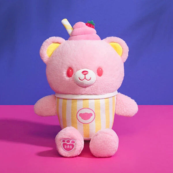 Strawberry Lemonade Bear Slushie Plushie | Build-A-Bear - US 6121