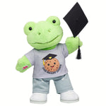 Spring Green Frog Stuffed Animal "One Smart Cookie" Graduation Gift Set | Build-A-Bear - US 9367