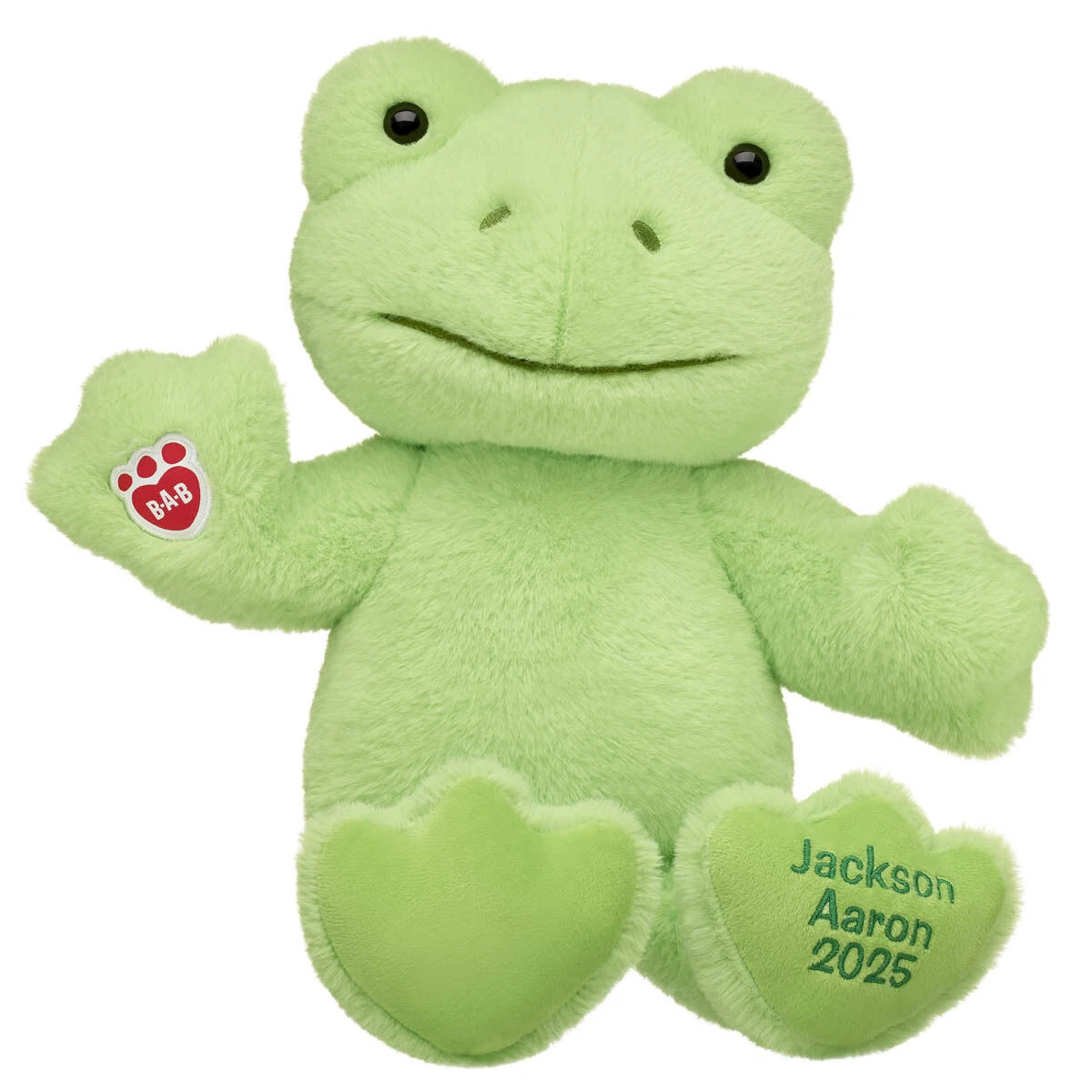 Personalized Embroidered Green Frog Plush Toy | Build-A-Bear® - US 7250