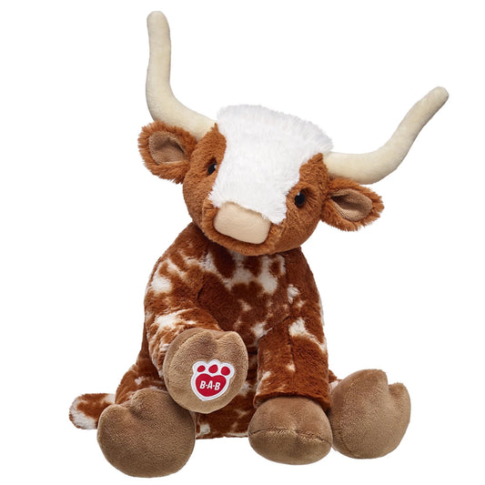 Longhorn Cow Stuffed Animal &amp; Mini Beans Gift Set | Build-A-Bear® - US 2521