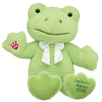 Embroidered Spring Green Frog Plush &amp; White Gifting Bow | Build-A-Bear® - US 1682