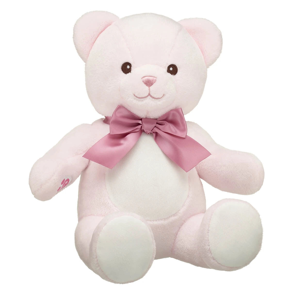 Baby Pink Teddy Bear with Gifting Bow | Build-A-Bear® - US 7665
