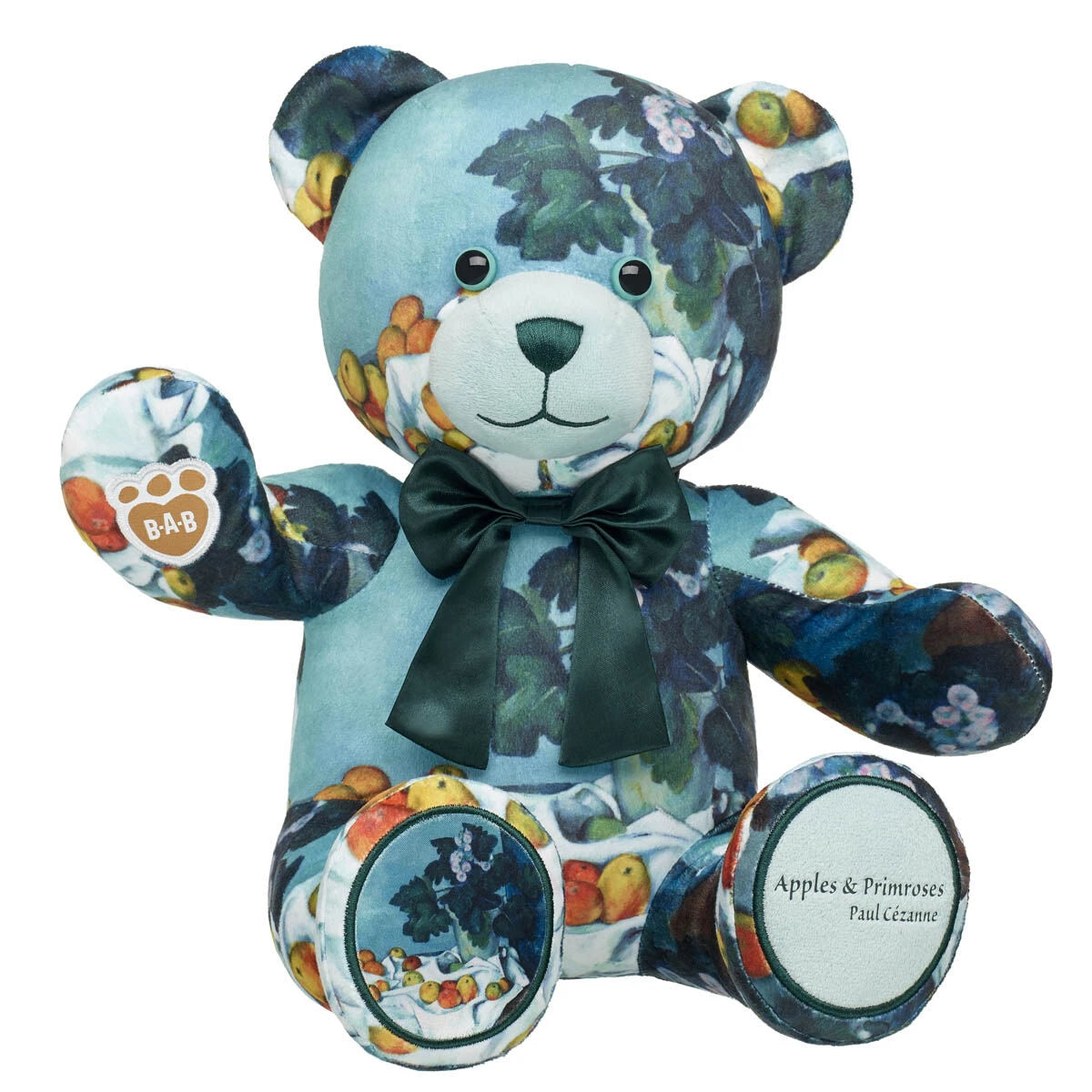 Cézanne Still Life Painting Teddy Bear &amp; Bow | Build-A-Bear® - US 6940