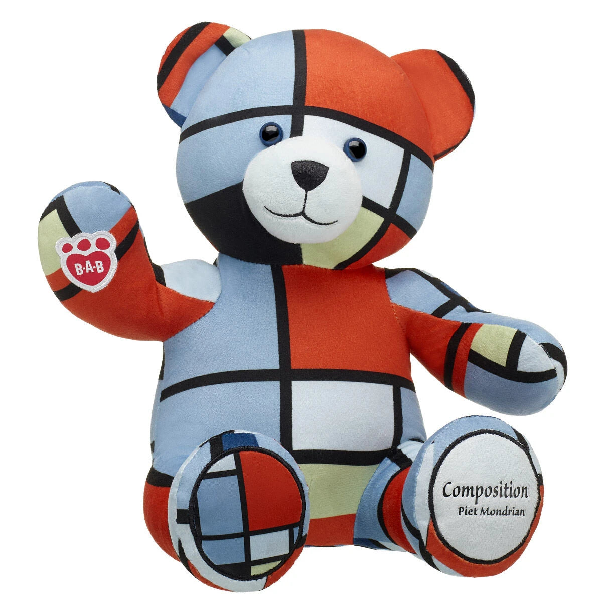 Piet Mondrian Composition Teddy Bear - US 8604
