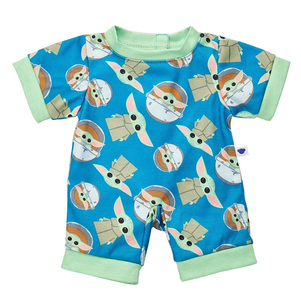 Happy Hugs Teddy Bear with Star Wars Grogu™ Sleeper &amp; Slippers Gift Set | Build-A-Bear® - US 3893