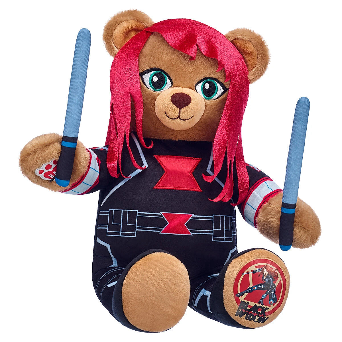Marvel Black Widow Inspired Teddy Bear | Build-A-Bear® - US 2647