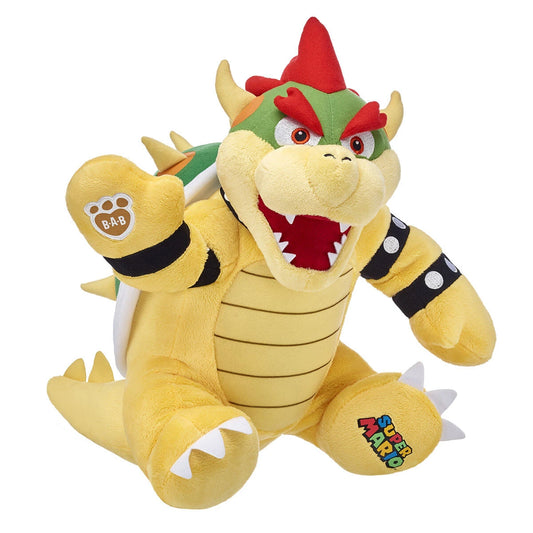 Super Mario Bowser Plush w/ 5-in-1 Sound | Build-A-Bear - US 8817