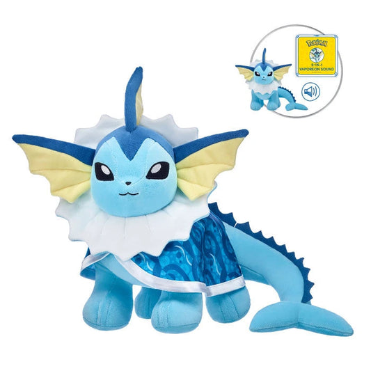 Pokémon Vaporeon Plush Bundle | Build-A-Bear - US 7337