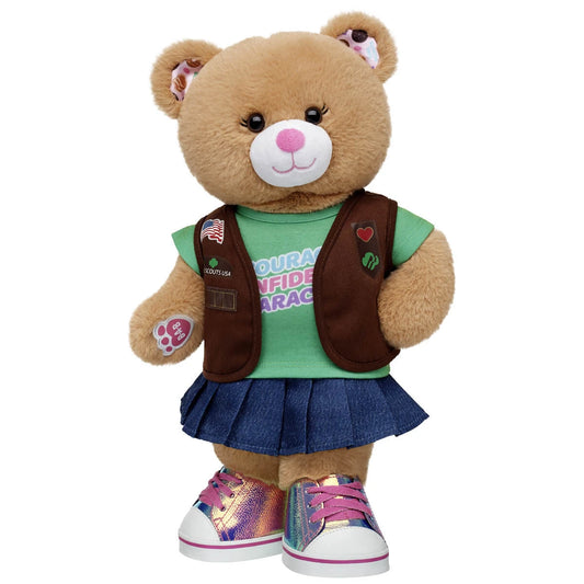 Girl Scout Cookie Teddy Bear Brownie Gift Set | BAB - US 5881