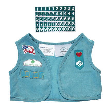 Girl Scout Cookie Teddy Bear Junior Gift Set w/ Bows | BAB - US 4302