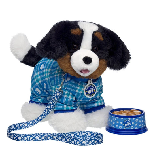 Promise Pets Bernese Mountain Dog Stuffed Animal Leash &amp; Bone Gift Set | Build-A-Bear - US 7795