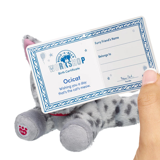 Build-A-Bear Mini Beans Promise Pets Ocicat Stuffed | BAB - US 6354