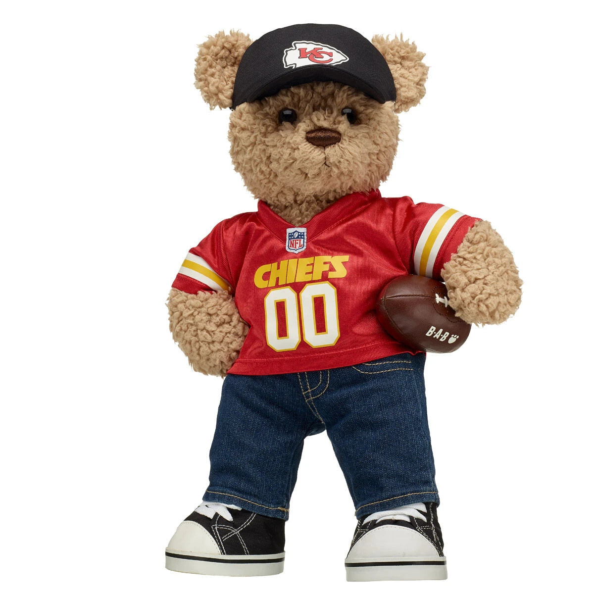 Kansas City Chiefs Timeless Teddy Bear Football Gift Set - US 2118
