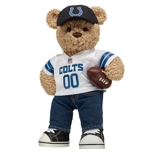 Indianapolis Colts Timeless Teddy Bear Football Gift Set - US 3576