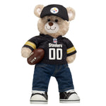Pittsburgh Steelers Happy Hugs Teddy Bear Hat &amp; Football Set - US 6326