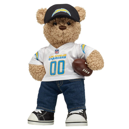 Los Angeles Chargers Timeless Teddy Bear Football Gift Set - US 4982
