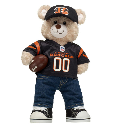 Cincinnati Bengals Happy Hugs Teddy Bear Football Gift Set - US 5428