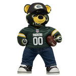 Green Bay Packers Fan Hat Teddy Bear Gift Set - US 6127