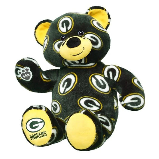 Green Bay Packers Fan Hat Teddy Bear Gift Set - US 6405