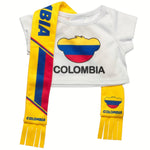 Colombia Scarf &amp; T-Shirt Set | Build-A-Bear - US 4384