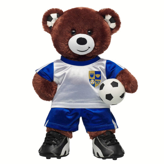 Let's Goal Bear Blue Soccer Uniform Gift Set | BAB - US 6290