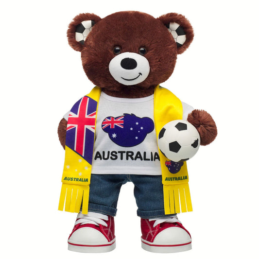 Let's Goal Bear Australia Gift Set | Build-A-Bear - US 5277