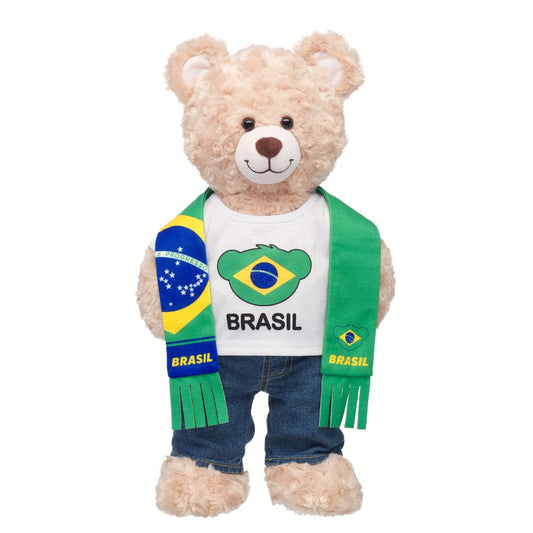 Brazil Scarf &amp; T-Shirt Set | Build-A-Bear - US 8249