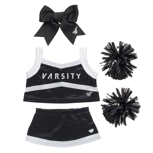 Online-Only Varsity Spirit Black Cheer Uniform | Build-A-Bear® - US 9348