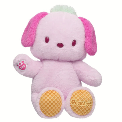 Sanrio Hello Kitty &amp; Friends Strawberry Ice Ice Cream Pochacco Plush | Build-A-Bear - US 8498