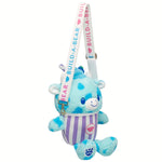 Blue Raspberry Cow Slushie Plushie w/ Carrying Strap | BAB - US 3007