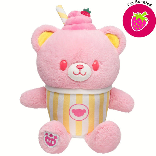 Strawberry Lemonade Bear Slushie Plushie Scented | BAB - US 7389