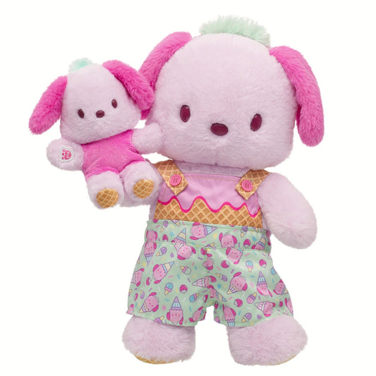 Sanrio Hello Kitty &amp; Friends Strawberry Ice Ice Cream Pochacco Plush | Build-A-Bear - US 2676