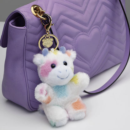 Colorful Splatter Cow Plush Bag Charm | Build-A-Bear - US 8401