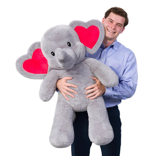 Giant Love You Tons Elephant Stuffed Animal | Build-A-Bear - US 0061