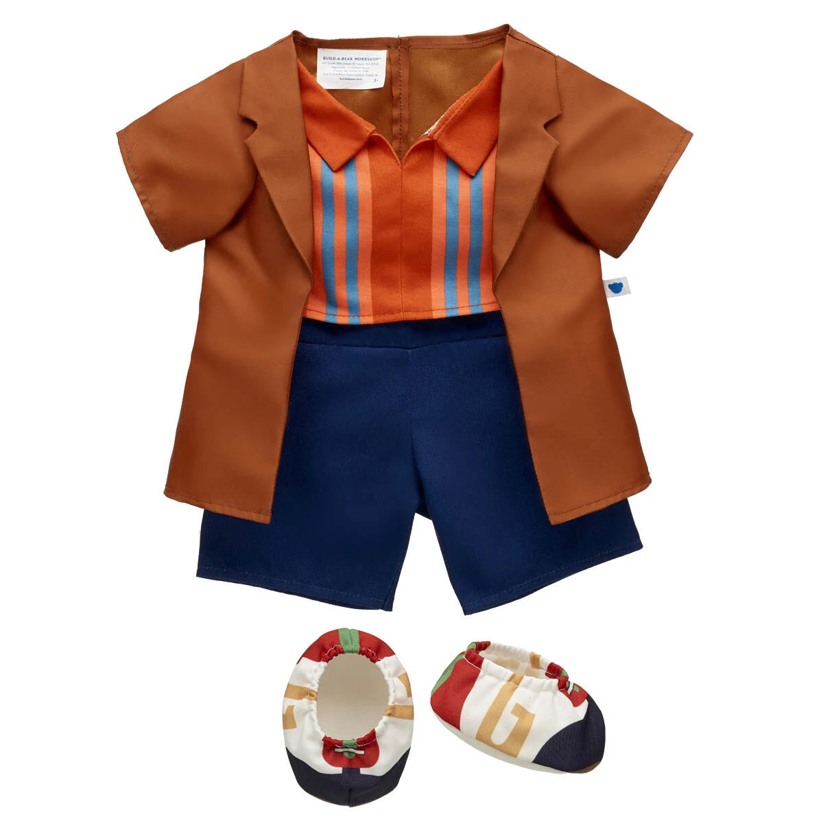 Doctor Who Teddy Bear Fifteenth Doctor Gift Set with TARDIS Gift Box | Build-A-Bear® - US 5585