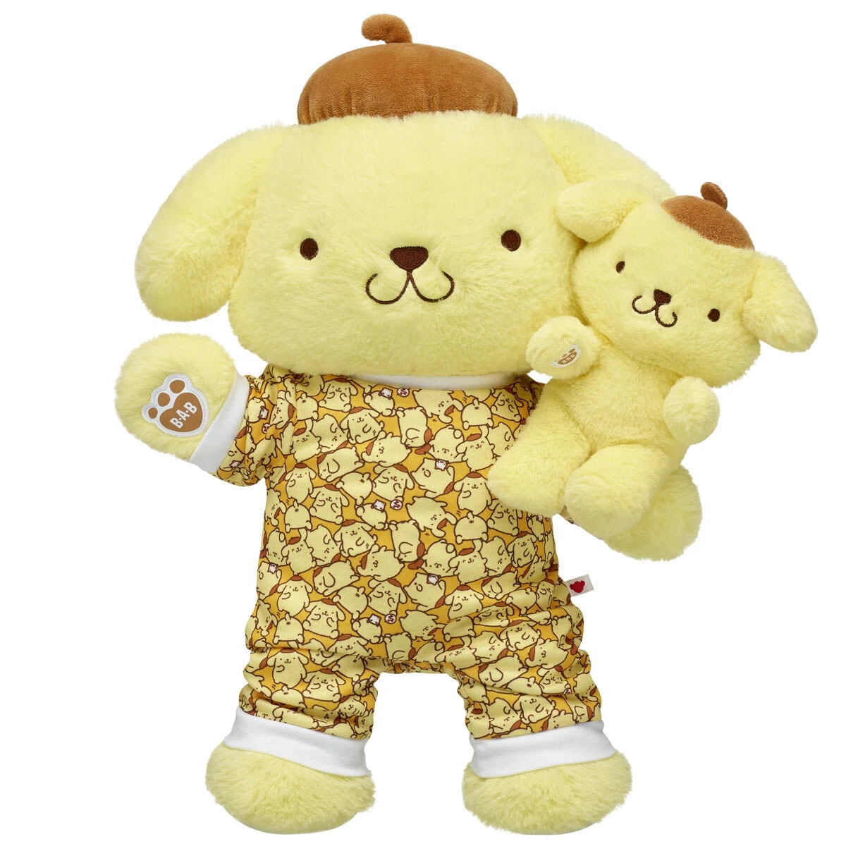 Sanrio® Pompompurin™ Plush with Mini Bean® | Build-A-Bear® - US 1270