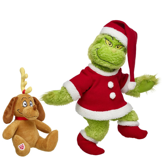 Grinch &amp; Max Plush Gift Set | Build-A-Bear - US 7493