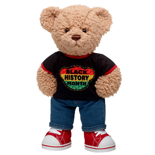 Timeless Teddy Bear Black History Month | Build-A-Bear - US 6965