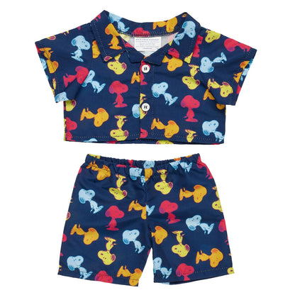 Timeless Teddy Bear &amp; Peanuts® Snoopy Pajamas | Build-A-Bear® - US 2251