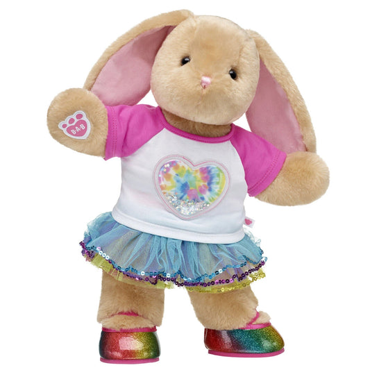 Pawlette™ Bunny Plush Rainbow Sequin Tutu | Build-A-Bear - US 1565