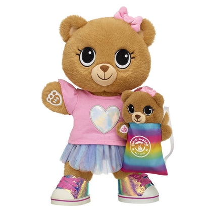 Bearnice Teddy Bear Mini Beans® &amp; Bear Carrier Set | Build-A-Bear® - US 3768