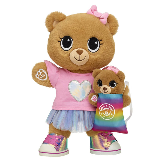 Bearnice Teddy Bear Mini Beans® &amp; Bear Carrier Set | Build-A-Bear® - US 3768