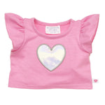 Kabu™ Pink Heart T-Shirt for Plush Toys | Build-A-Bear® - US 7224