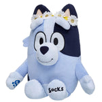 Socks Plush Puppy w/ Flower Crown | Build-A-Bear - US 0273