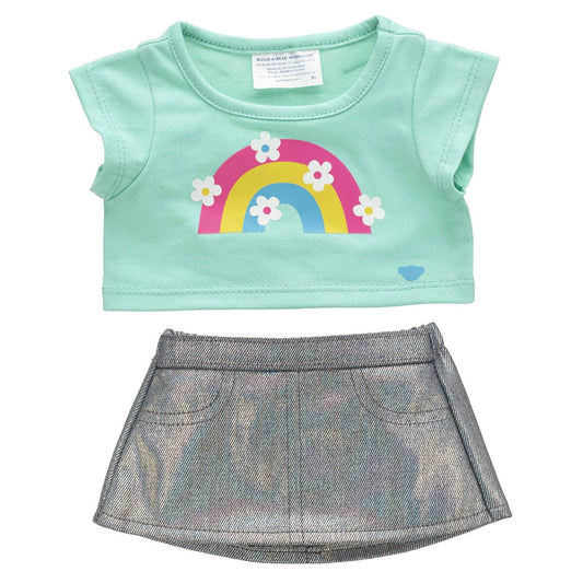 Kabu™ Rainbow Tee &amp; Skirt Set for Plush Toys | Build-A-Bear® - US 1217